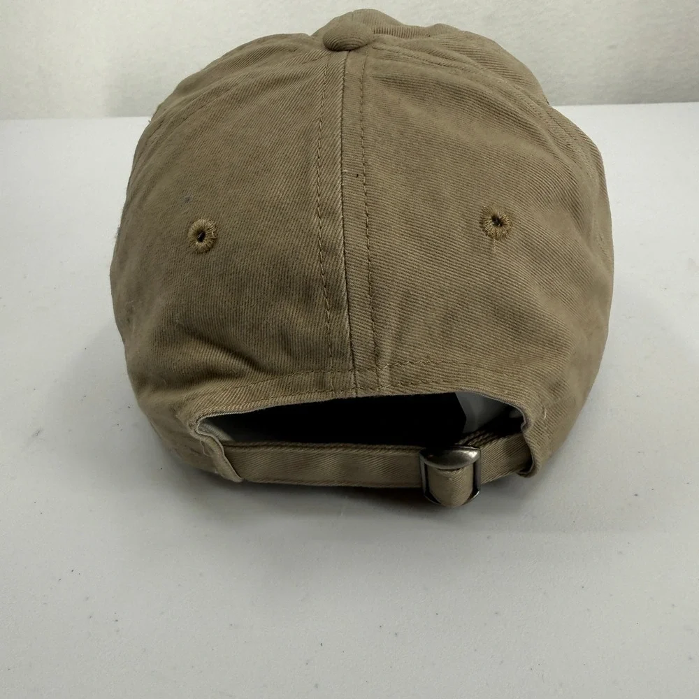 Anvil Luray Caverns Hat Mens OSFA Tan Embroidered Souvenir Dad Cap Virginia